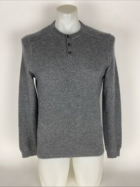 Autumn Cashmere Pure Cashmere Polo Sweater Men’s Size Small
